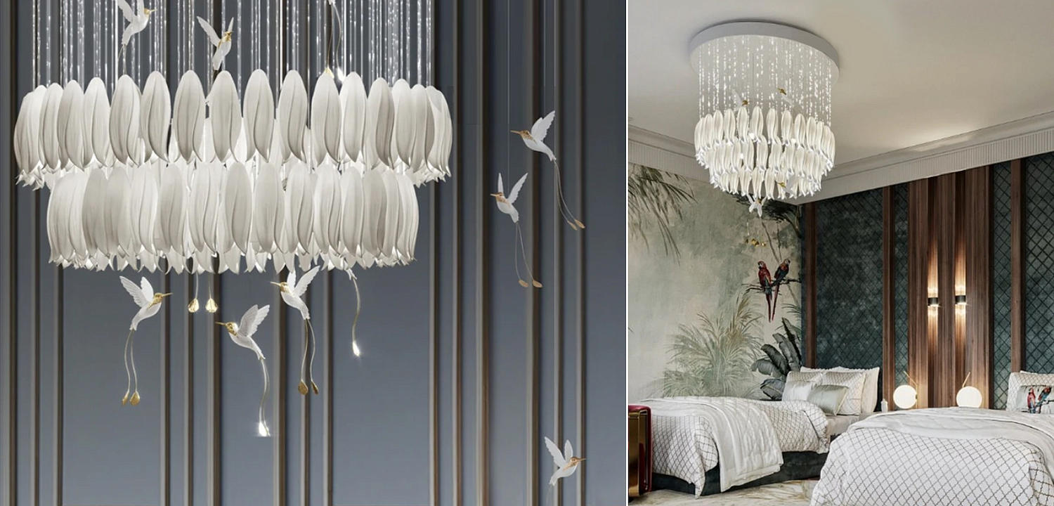 Люстра c Птичками Колибри Sagarti Contemporary chandelier ALBA Flowers & Birds Люстра c Птичками Колибри Sagarti Contemporary chandelier ALBA Flowers & Birds - Loft-Concept в Тюмени