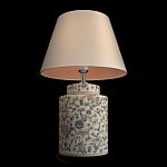 Настольная лампа цилиндрическая с цветочной росписью Lamp Flower Painting варинант исполнения - 5 | Loft Concept в Тюмени
