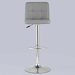 Барный стул с сиденьем серого цвета Honory варинант исполнения - 3 | Loft Concept в Тюмени
