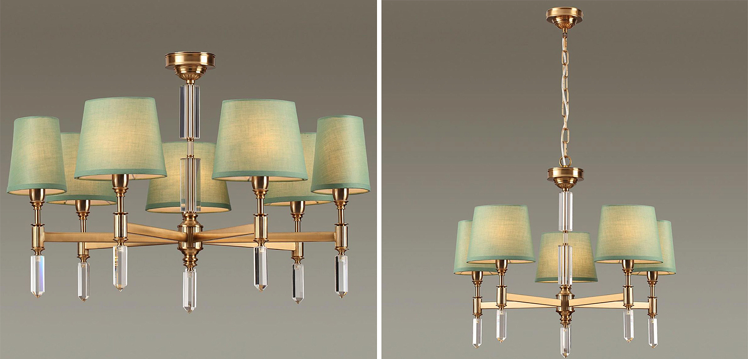 Люстра Ramona Green Chandelier Люстра Ramona Green Chandelier - Loft-Concept в Тюмени
