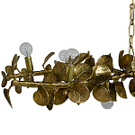 Линейная люстра Brass Eucalyptus Branches Lighting Chandelier варинант исполнения - 2 | Loft Concept в Тюмени