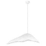 Подвесной светильник с асимметричным волнообразным абажуром и фактурной бахромой по краю Tactile Line варинант исполнения - 8 | Loft Concept в Тюмени