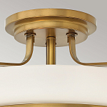 Потолочный светильник с круглым матовым белым плафоном Hinkley варинант исполнения - 2 | Loft Concept в Тюмени