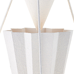 Люстра светодиодная белая геометрической формы с рифленым плафоном White Geometric Lamps варинант исполнения - 2 | Loft Concept в Тюмени