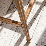 Барный стул из массива бука светло-зеленый с растительным орнаментом Raffael Angel Green Bar stool варинант исполнения - 5 | Loft Concept в Тюмени