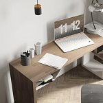 Письменный стол прямоугольный с полочкой под столешницей EcoComb варинант исполнения - 3 | Loft Concept в Тюмени