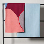 Плед из хлопка с абстрактным принтом Elysian Flow Ember варинант исполнения - 6 | Loft Concept в Тюмени