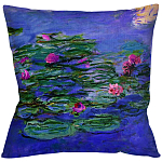 Подушка декоративная с цветочным принтом Impressionism in Art варинант исполнения - 1 | Loft Concept в Тюмени
