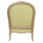 Кресло Ava Classical Armchair green striped flax варинант исполнения - 2 | Loft Concept в Тюмени