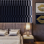 Гипсовая 3D Панель CRYSTAL SYMPHONY B варинант исполнения - 1 | Loft Concept в Тюмени