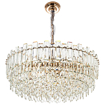 Круглая многоярусная люстра с хрустальным декором Cascade Waterfall Chandelier 18 варинант исполнения - 2 | Loft Concept в Тюмени