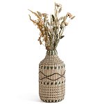 Ваза декоративная из натурального плетеного бамбука Bamboo Decor 35 варинант исполнения - 1 | Loft Concept в Тюмени