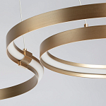 Люстра подвесная светодиодная в виде волнообразной ленты Ribbon Vortex варинант исполнения - 18 | Loft Concept в Тюмени