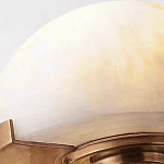 Бра с 2-мя мраморными плафонами на латунном корпусе Light Warm Light варинант исполнения - 2 | Loft Concept в Тюмени