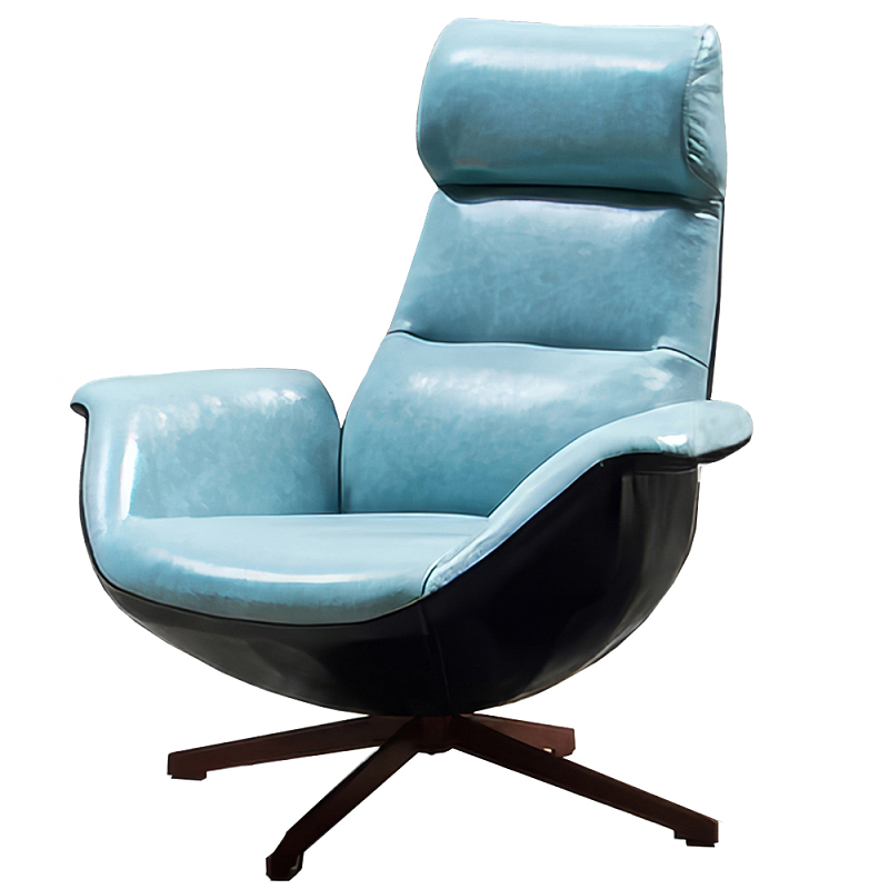 Кресло Ryan Armchair Голубой Черный Кресло Ryan Armchair Голубой Черный в Тюмени | Loft Concept