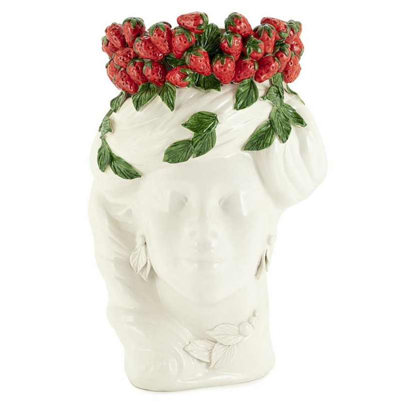 Ваза No Face Head Vase Lady Big Белый Красный Зеленый Ваза No Face Head Vase Lady Big Белый Красный Зеленый в Тюмени | Loft Concept