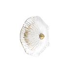 Бра в форме прозрачного стеклянного цветка с рельефной текстурой Textured Glass варинант исполнения - 7 | Loft Concept в Тюмени