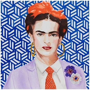 Картина Frida with Lavender Power Suit and Tie