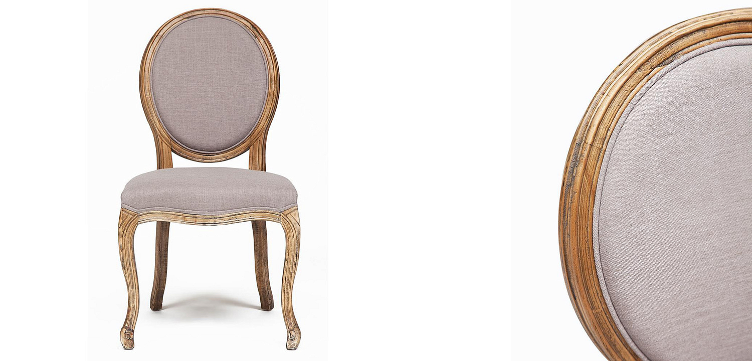Стул French vintage chair Provence gray Стул French vintage chair Provence gray - Loft-Concept в Тюмени