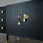 Большой Комод-буфет Elsa Dreams Black с ящиками варинант исполнения - 2 | Loft Concept в Тюмени