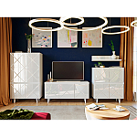 Полка с зеркальным декором Arden Mirror Shelf варинант исполнения - 5 | Loft Concept в Тюмени