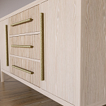 Буфет Primo с тремя ящиками и двумя фасадами Светлый дуб варинант исполнения - 7 | Loft Concept в Тюмени