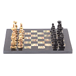 Шахматы настольные из натурального камня Оникс Decorative Thematic Chess варинант исполнения - 1 | Loft Concept в Тюмени