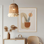 Люстра круглая плетеная с кисточками Small Solar Glow варинант исполнения - 1 | Loft Concept в Тюмени