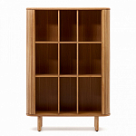 Буфет из ясеневого шпона с открытыми полками и 2-мя раздвижными дверями Toinette варинант исполнения - 3 | Loft Concept в Тюмени