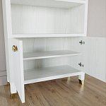 Книжный Стеллаж Elsa Dreams White с задней стенкой варинант исполнения - 3 | Loft Concept в Тюмени