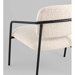 Кресло лаунж Rooney букле белый варинант исполнения - 3 | Loft Concept в Тюмени