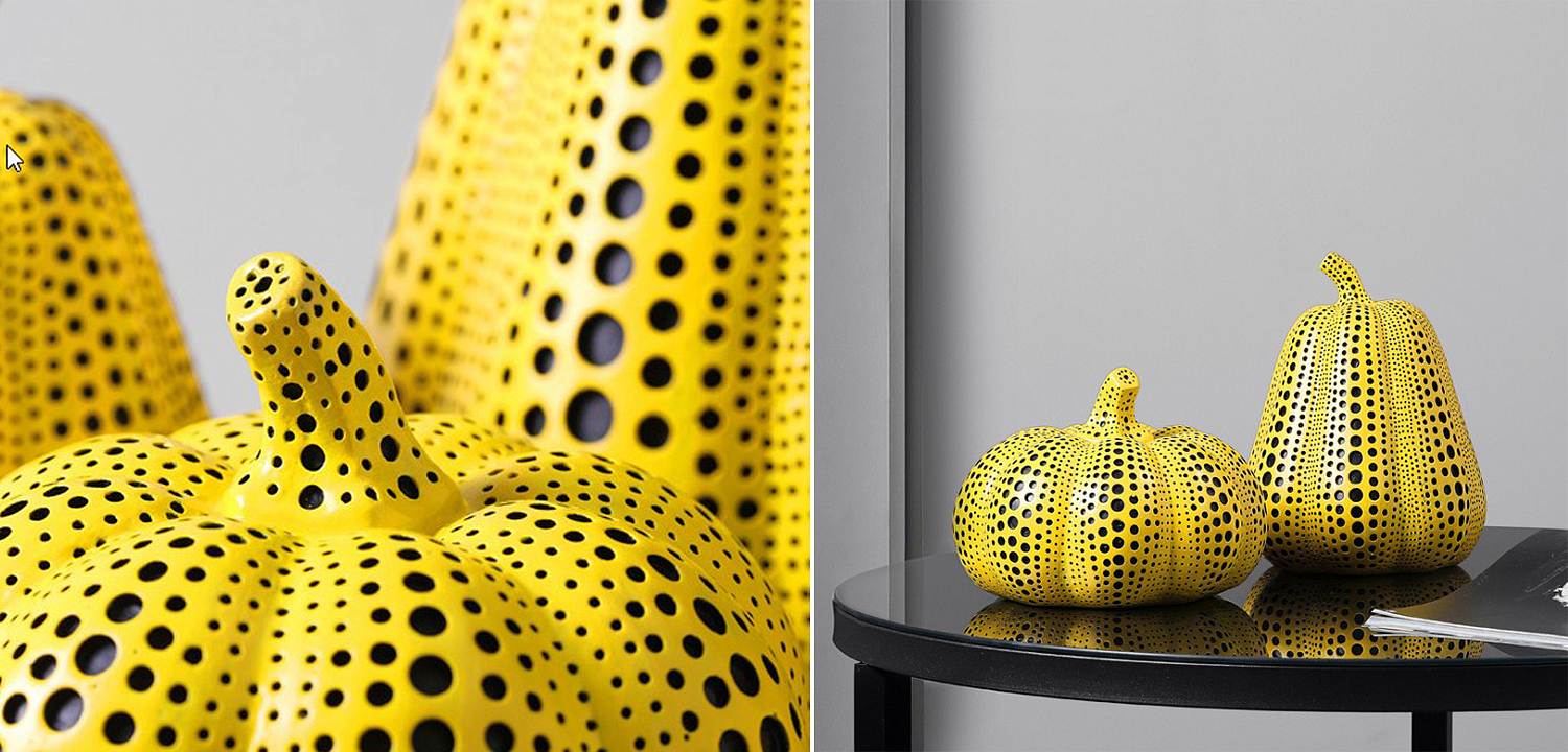 Статуэтка тыквы Kusama Yayoi II Статуэтка тыквы Kusama Yayoi II - Loft-Concept в Тюмени