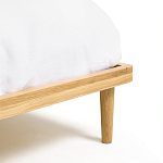 Кровать из массива дуба с пружинным блоком Mateta варинант исполнения - 7 | Loft Concept в Тюмени