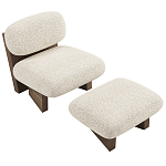 Кресло с оттоманкой Hawaii варинант исполнения - 2 | Loft Concept в Тюмени