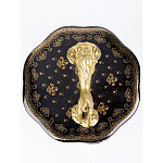 Шкатулка черного цвета с крышкой с фигуркой льва Eden Garden варинант исполнения - 5 | Loft Concept в Тюмени