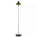 Торшер с плафоном в форме купола в сочетании черного и золотистого цвета Minimalist Execution варинант исполнения - 3 | Loft Concept в Тюмени