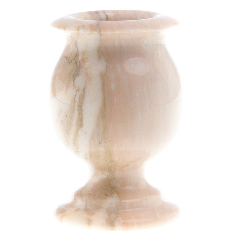 Ваза для цветов из натурального мрамора Marble Vase Бежевый Ваза для цветов из натурального мрамора Marble Vase Бежевый в Тюмени | Loft Concept