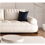 Диван кожаный с каркасом из массива дерева Furniture Medieval варинант исполнения - 4 | Loft Concept в Тюмени