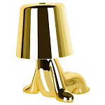 Настольная лампа фигурная цвета золото с гладким абажуром Высота 16 см Sophia варинант исполнения - 6 | Loft Concept в Тюмени