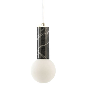 Подвесной светильник с декором под черный мрамор Shaw Marble