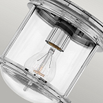 Потолочный светильник для ванных комнат с цилиндрическим стеклянным плафоном и одной лампой Hinkley варинант исполнения - 16 | Loft Concept в Тюмени