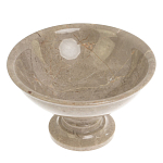 Конфетница из бежевого мрамора Stone Candy Bowl варинант исполнения - 2 | Loft Concept в Тюмени