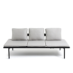 Диван-шезлонг черный Annet варинант исполнения - 1 | Loft Concept в Тюмени