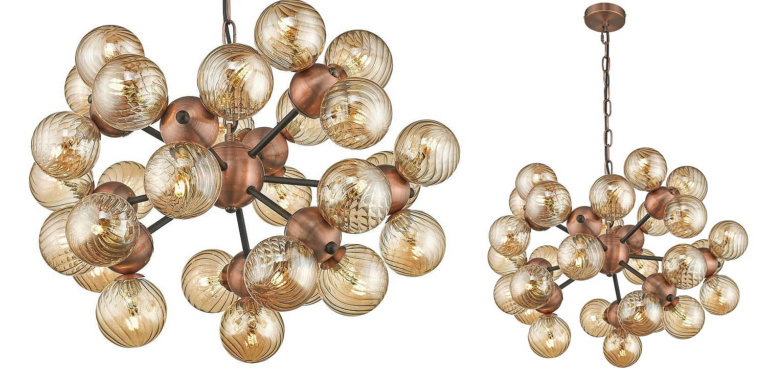 Люстра Berries Chandelier Amber 50 Люстра Berries Chandelier Amber 50 - Loft-Concept в Тюмени