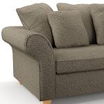 Мебельная ткань Шенилл коричневый цвет 138 см T4-28 варинант исполнения - 4 | Loft Concept в Тюмени