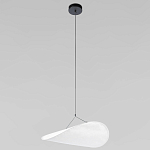 Подвесной светильник с белым тканевым плафоном в форме облака Crystal Cloud Junction варинант исполнения - 2 | Loft Concept в Тюмени