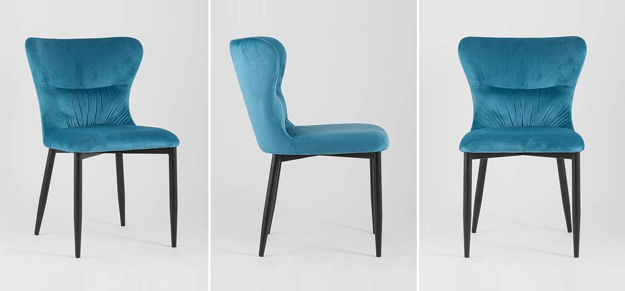 Стул CHANTAL Синий Велюр Стул CHANTAL Синий Велюр - Loft-Concept в Тюмени