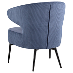 Современное мягкое кресло на металлических ножках Rakush Blue варинант исполнения - 4 | Loft Concept в Тюмени