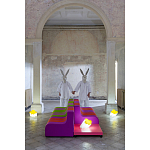 Дизайнерское кресло зеленое Poltronova Sofo Verosa Green Pink Armchair варинант исполнения - 5 | Loft Concept в Тюмени