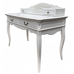 Стол-бюро белого цвета из массива бука с 4-мя ящиками White Provence варинант исполнения - 2 | Loft Concept в Тюмени